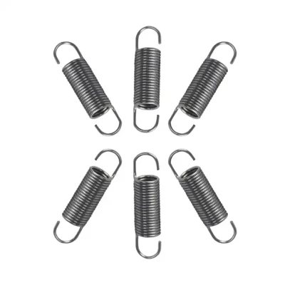 Molla di tensione a spirale in acciaio inox a doppio gancio personalizzata in fabbrica per Molle di prolunga barra di traino luce da scrivania portiera
