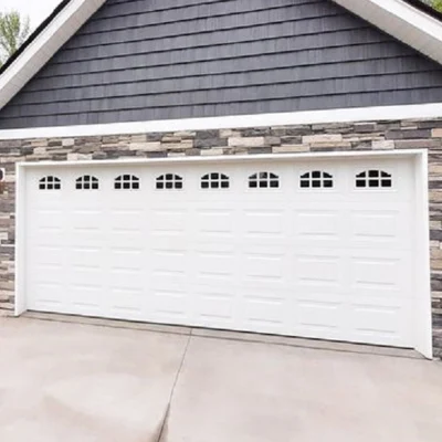 Easy Lift Automatic Electric approvato CE PU espanso isolato economico Garage Porte Pannelli Prezzi con Porte pedonali e Accessori in alluminio
