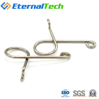  Vite a spirale zincata personalizzata con maniglia per porta a doppio braccio con molla Torsion Molla
