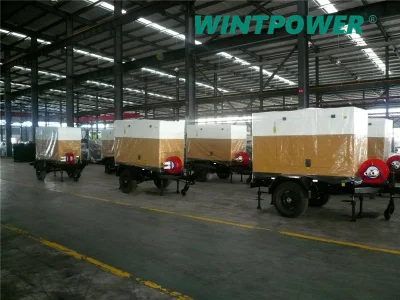 Generatore mobile tipo rimorchio per centrali elettriche mobili Car Generatore generatore di veicoli Easy Transportation Genset con generatore di ruote