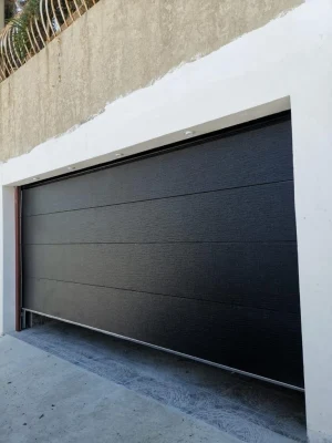  Porte per garage con sezione superiore con molla a torsione immersa in olio