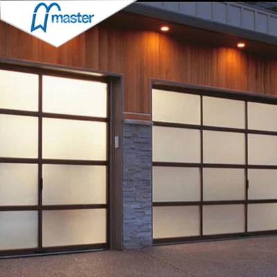  Telaio in alluminio ad apertura elettrica porta per garage sezionale di alta qualità