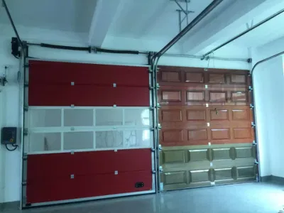 Sportello per garage a sezione automatica temprato in alluminio