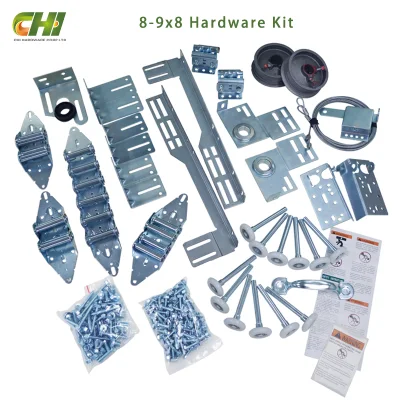  Vendita all&prime;ingrosso economici zincatura sezionale porta Accessori sezionale porta garage Kit hardware per porta garage