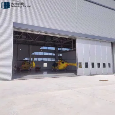  Grande fabbrica laterale girevole aeromobili scorrevole costruttori automatico Hangar sezionale Porta