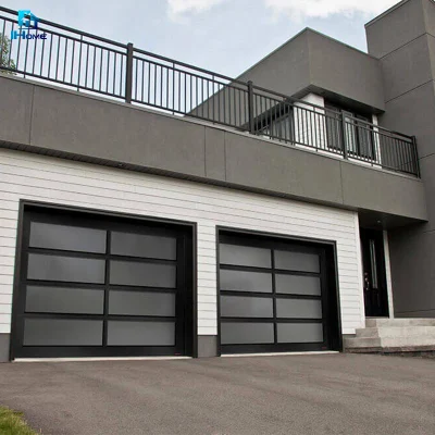  Prezzo basso residenziale Doppia lamiera grande zincata scorrevole Garage porta Per Ville