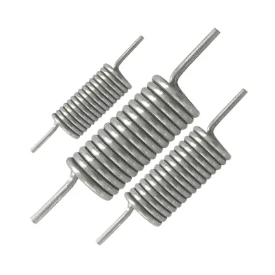 Molla di tensione a spirale in acciaio inox a doppio gancio personalizzata in fabbrica per Molle di prolunga barra di traino luce da scrivania portiera