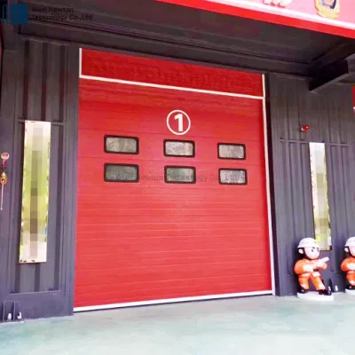 Porta industriale isolata automatica colore personalizzato magazzino commerciale sezionale in acciaio Porte