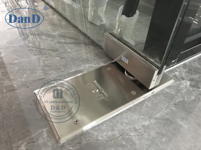 Cina Produttore coperchio in acciaio inox porta in vetro serie per impieghi pesanti Molla idraulica a pavimento cerniera a molla per accessori più stretta