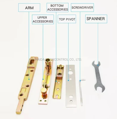 Apriporta girevole automatica con molla a molla per pavimenti elettrica per porte in vetro