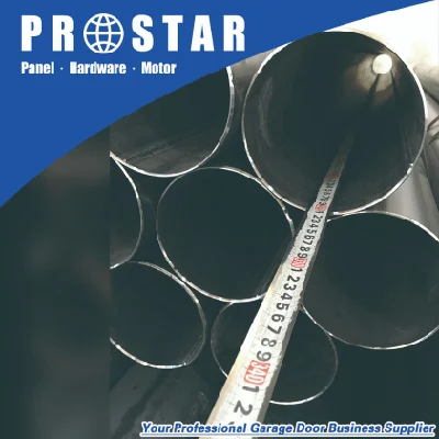  Nero / zincato HDG 1 pollice 1&quot; 25,4mm 33,7mm 34mm Albero/barra molla Torsion porta garage in testa 156mm 216mm