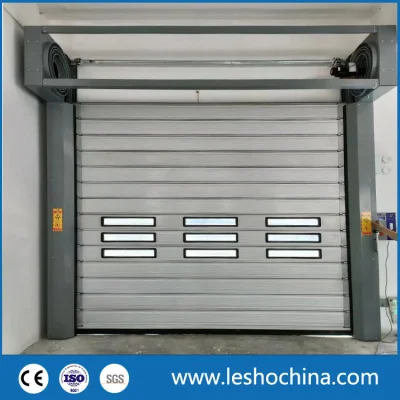 Schermo antivento in lega di alluminio Fast Roll Up e Shutter Warehouse Porta automatica