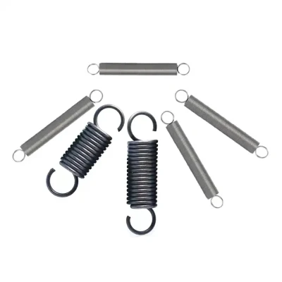 Molla di tensione a spirale in acciaio inox a doppio gancio personalizzata in fabbrica per Molle di prolunga barra di traino luce da scrivania portiera