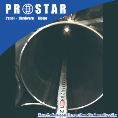 Nero / zincato HDG 1 pollice 1&quot; 25,4mm 33,7mm 34mm Albero/barra molla Torsion porta garage commerciale 156mm 216mm