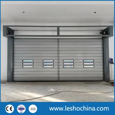 Schermo antivento in lega di alluminio Fast Roll Up e Shutter Warehouse Porta automatica