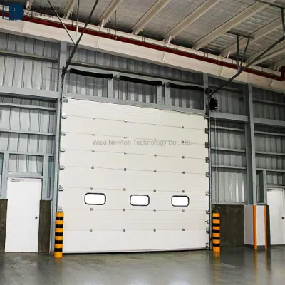  Sportello scorrevole a sezioni industriali con apertura dall&prime;alto con controllo automatico Easy Lift Qualità motore