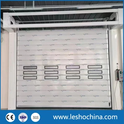  Garage di sicurezza a spirale con rullo a rullo in lega di alluminio Rapid Roll Up Porta