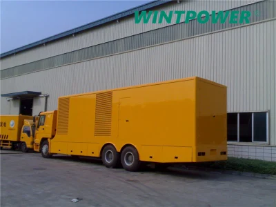 Generatore mobile tipo rimorchio per centrali elettriche mobili Car Generatore generatore di veicoli Easy Transportation Genset con generatore di ruote