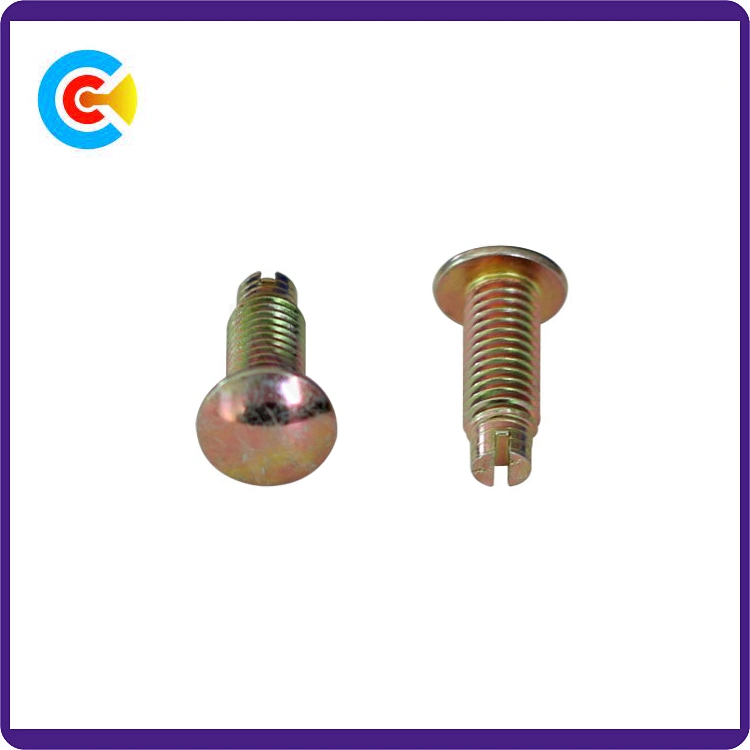 Carbon Steel 4.8/8.8/10.9 Fasteners Non-Standard Rivet/Pin Customized Truss Head Screw