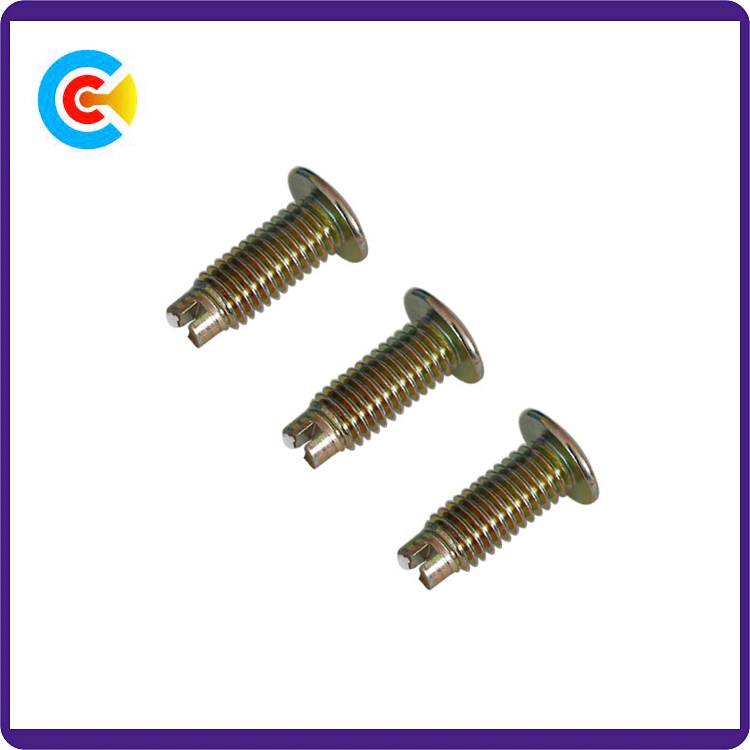 Carbon Steel 4.8/8.8/10.9 Fasteners Non-Standard Rivet/Pin Customized Truss Head Screw