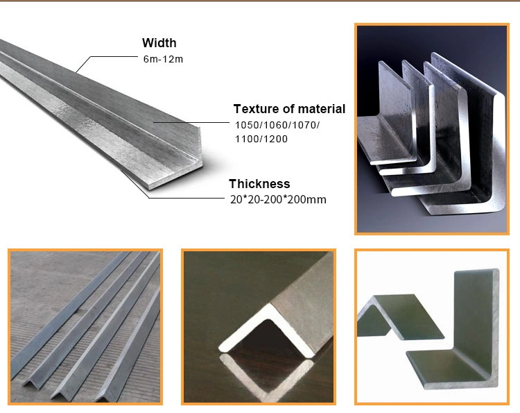 Hot Rolled ASTM A484 304 316 316L 304L V L Shaped Iron Carbon Steel Angle 50 X 25 150*12 for Garage Door