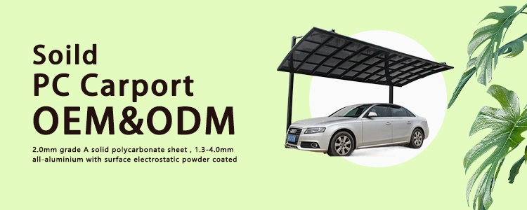 Hot Sale Easy Assembly Prefab Aluminium Garages, Canopies &amp; Carports