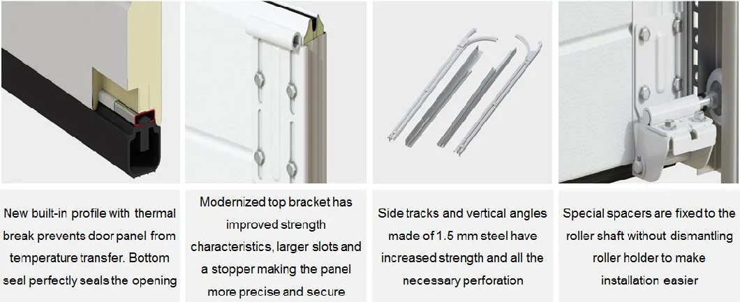 Sectional Garage Doors/Roller Garage Shutter Doors/Hardware Gate Rolling Shutter Door