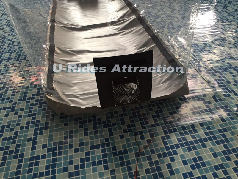 Wholesale inflatable garage ultimate bike shield folding bubble transparent PVC inflatable motorcycle tent cover