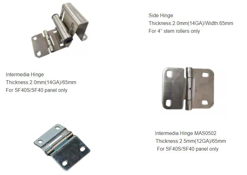 Low Price Easy Installed Finger- Protection Sectional Garage Door Hinge Factory Direct Sale