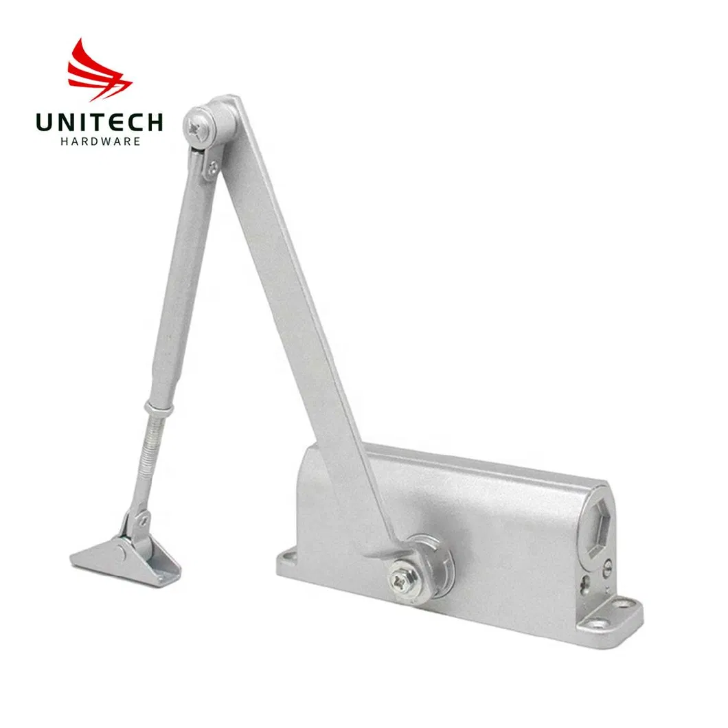 Middle Size Square Shape Aluminum Alloy Door Closer Door Fitting Hinge