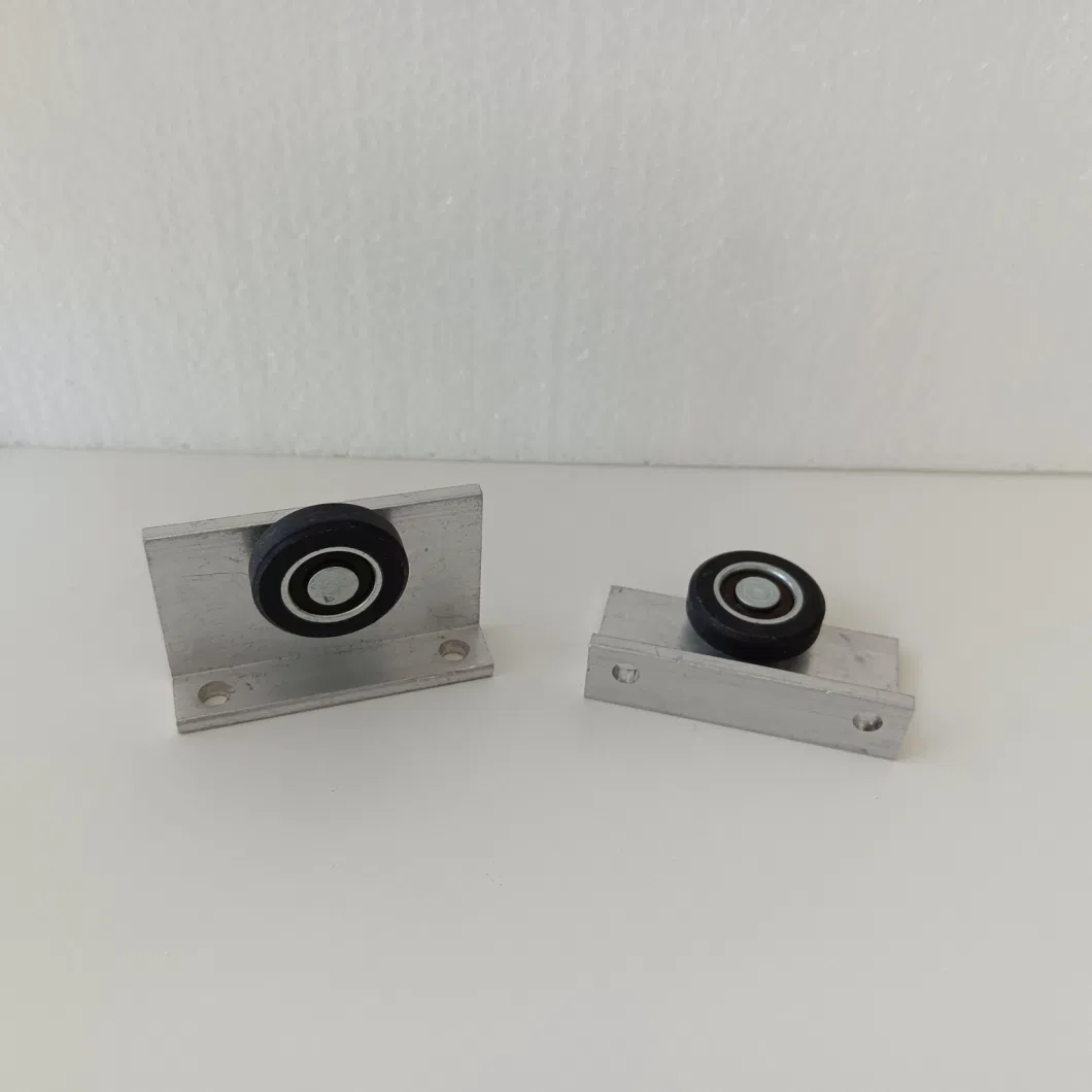 Single Roller Wheel Nylon Gate Pulley Aluminium Windows Rollers with Ball Bearings