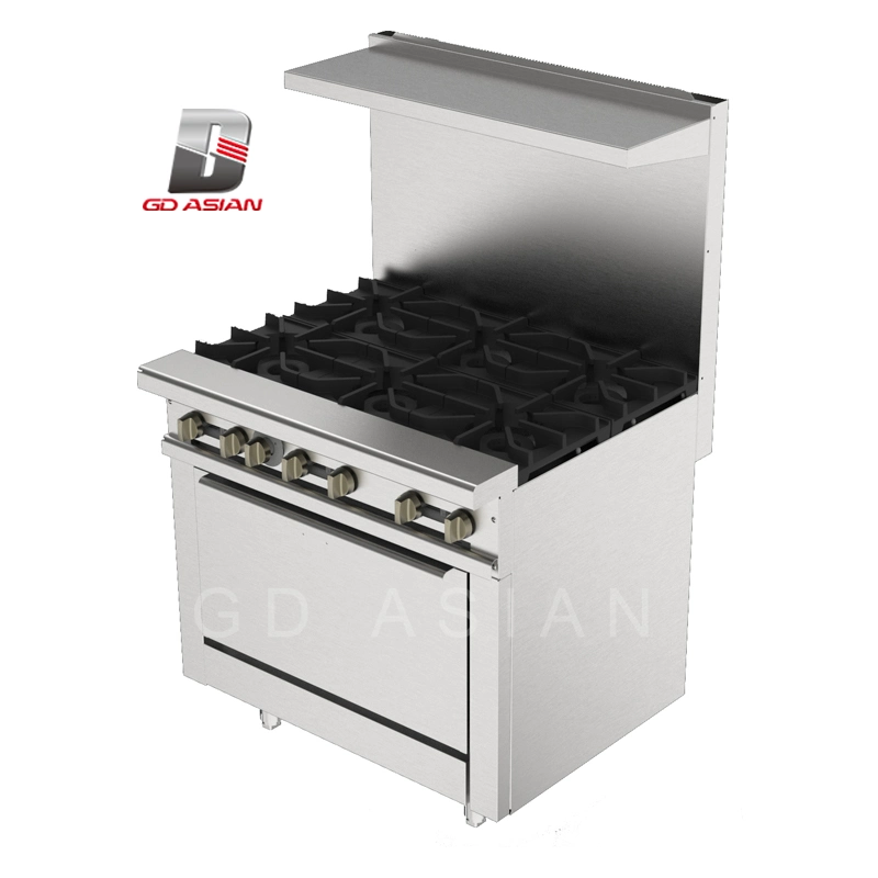 High quality 4 Gas Burner Kitchen Equipment Gas Cooking Range with ETL