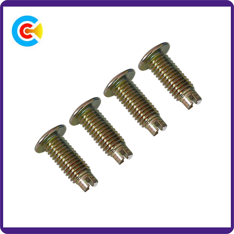 Carbon Steel 4.8/8.8/10.9 Fasteners Non-Standard Rivet/Pin Customized Truss Head Screw