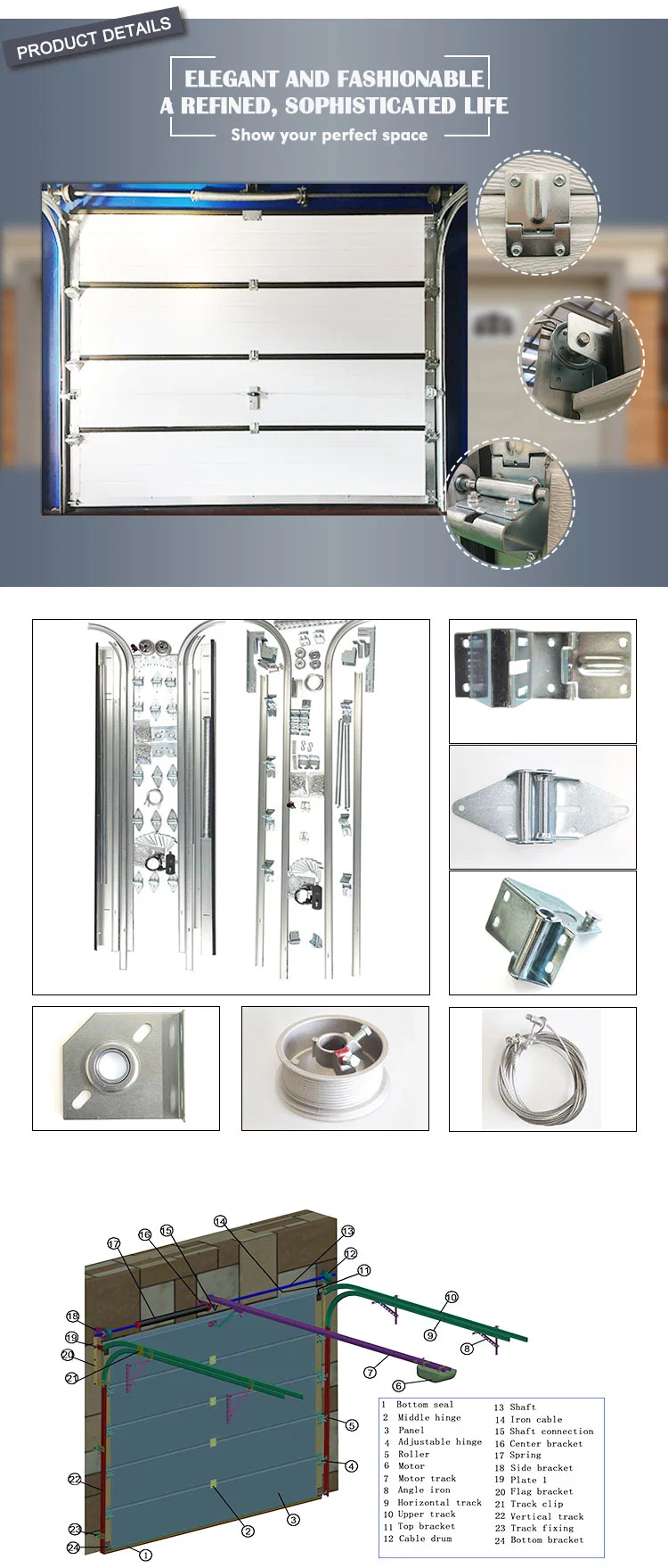 Sectional Door Garage (40mm thick)