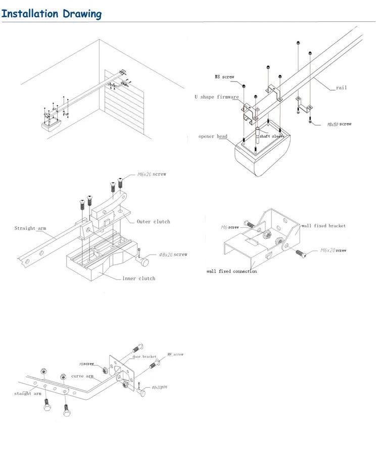 Garage Door Manufacturers Electrical Sectional Overhead Steel Garage Door