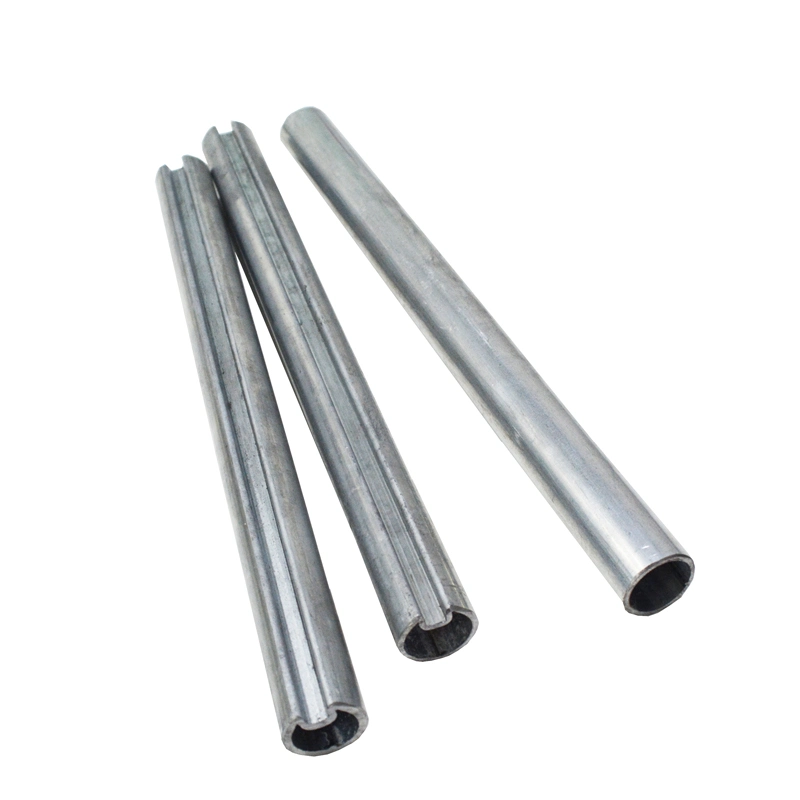 Galvanized Automatic Garage Sectional Door Hardware Parts Hollow Tubular Shaft Smooth Silver Solid Shaft with Keyway
