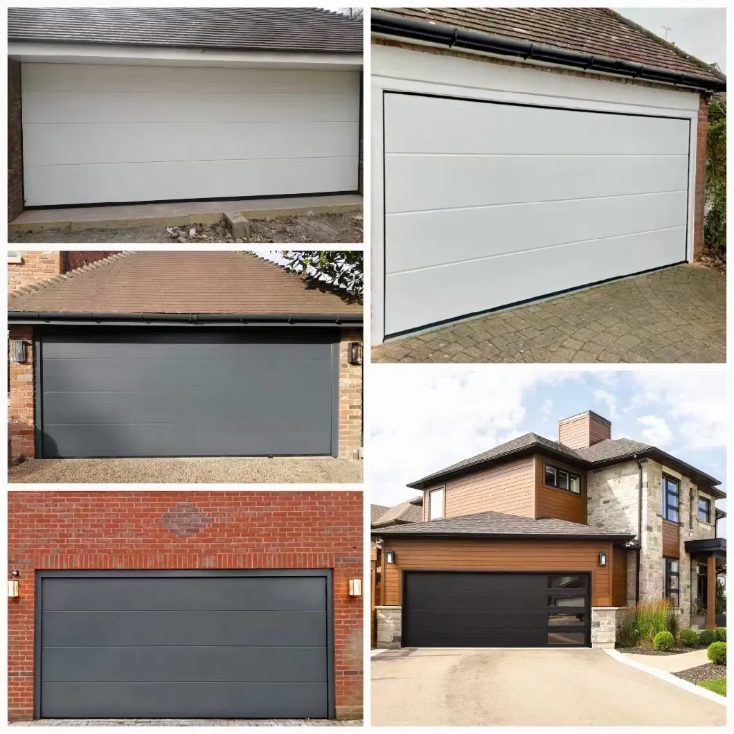 Cost-Effective PU Foam Sandwich Panel Automatic Sectional Garage Door