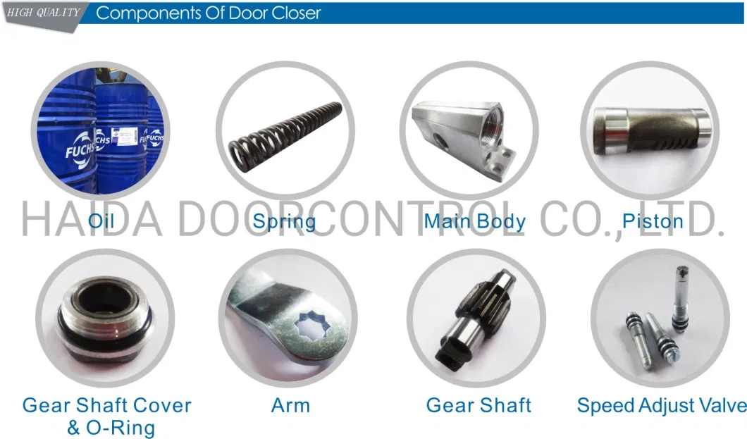 CE Approved UL Listed Wooden Door Closer Door Hinge