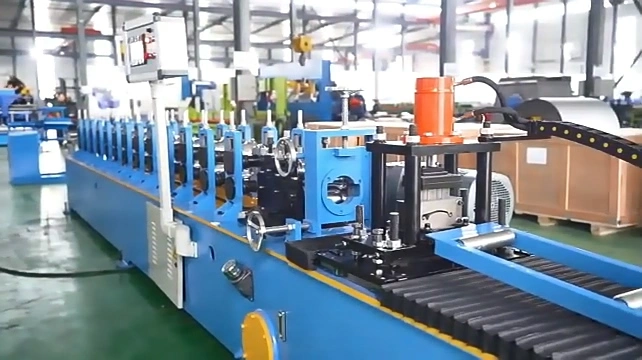 Shutter Door Side Guide Rail Gate Guide Rail Roll Forming Machine