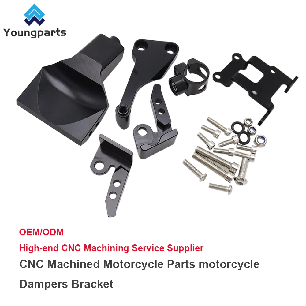 CNC Machined Stainless Steel Motorcycle Damper Bracket for Yomaha Mt07 Fz07