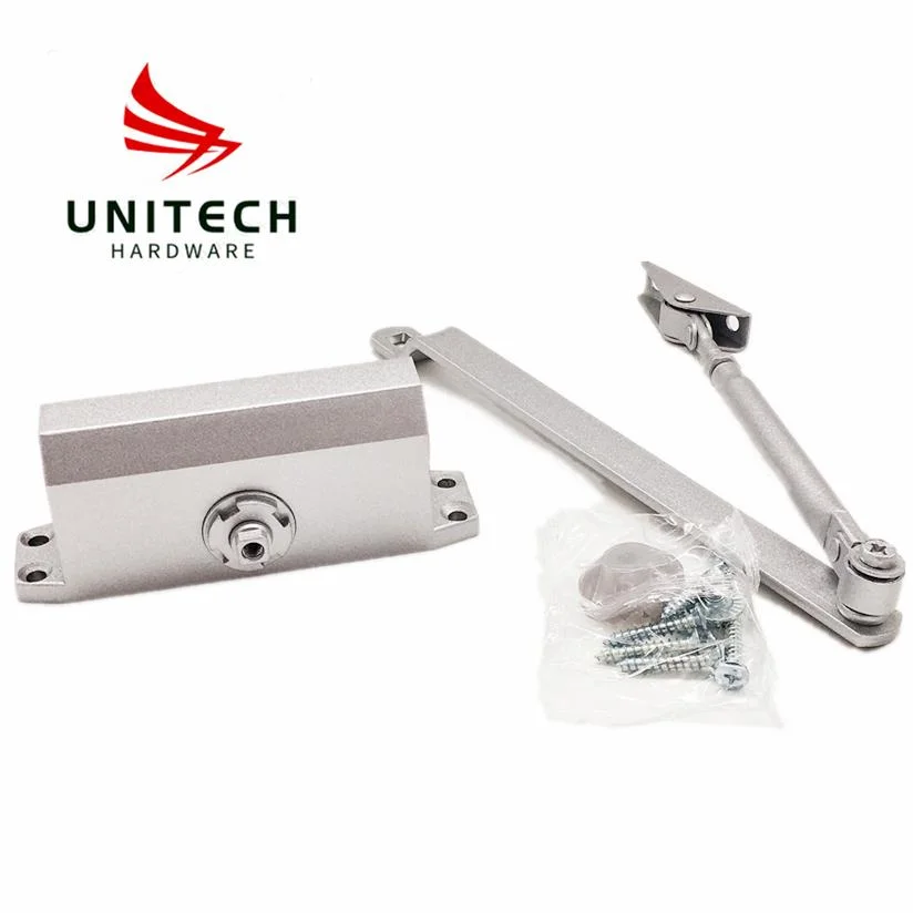 Middle Size Square Shape Aluminum Alloy Door Closer Door Fitting Hinge