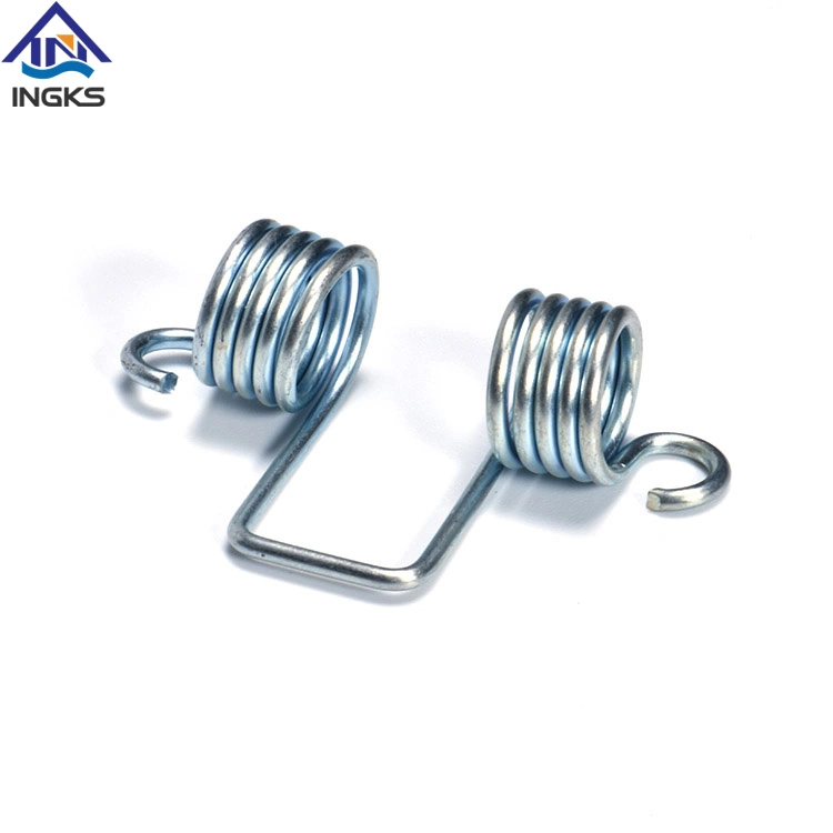 Zinc Plated Double Hook End Torsion Spring Without End
