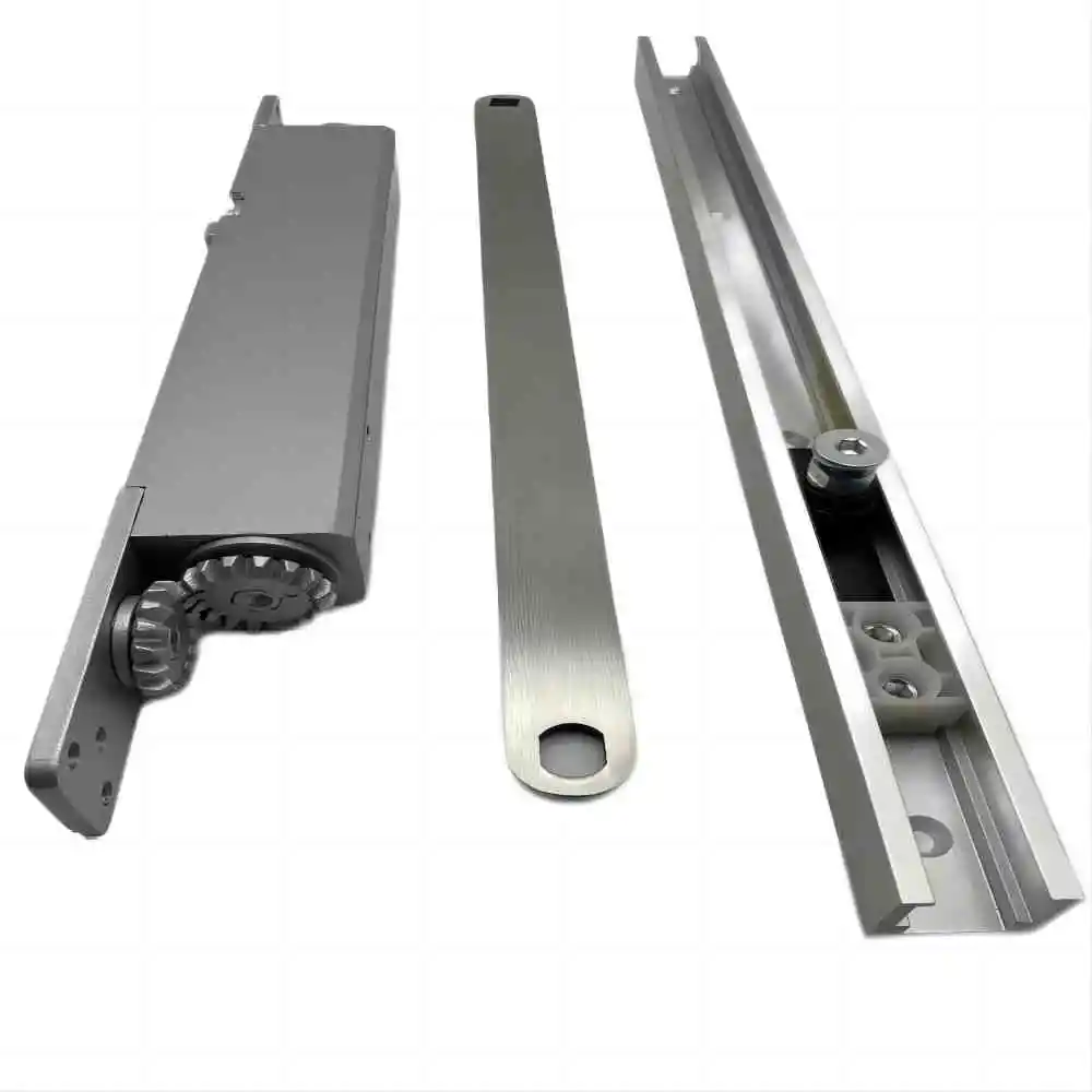 Silver Aluminium Spring Hydraulic Easy Installation Adjustable Automatic Door Closer