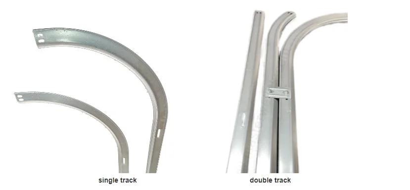 Master Well Wholesale Galvanized Steel Garage Door Hardware Parts Sectional Garage Door Track