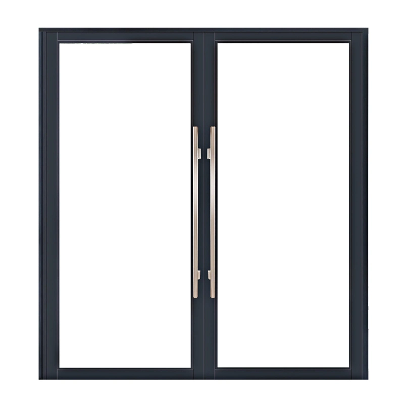 Hmk-Am46 Thermal Break Aluminum Floor Spring Glass Door for Office Dining Room Exterior Pivot Door