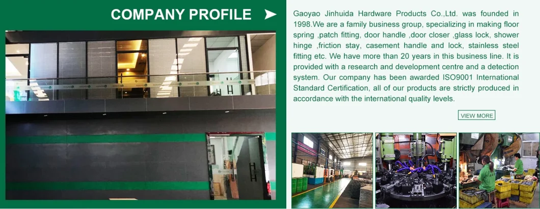 Guangdong Supplier Commercial Frameless Glass Door Super Heavy Duty Hydrailic Patch Fitting No-Digging Floor Spring