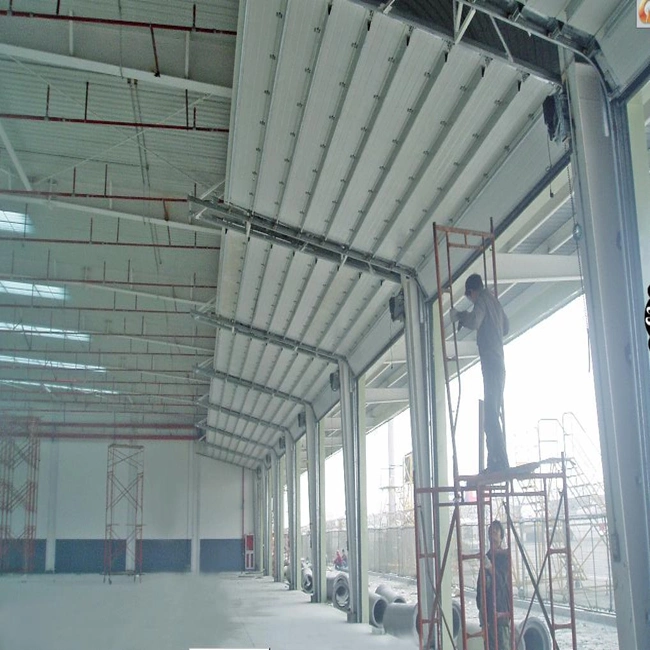 Industrial Vertical Sliding Door Overhead Sectional Door (HF-J322)