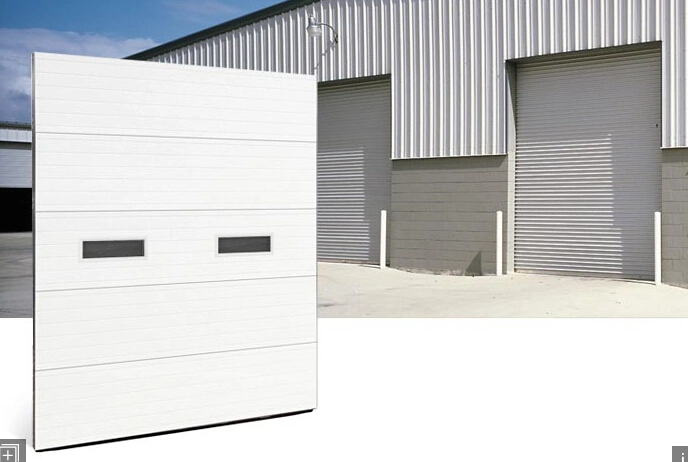 Aluminum Tempered Automatic Sectional Overhead Garage Door