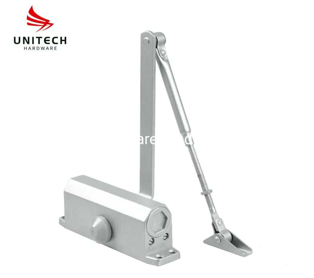 Middle Size Square Shape Aluminum Alloy Door Closer Door Fitting Hinge