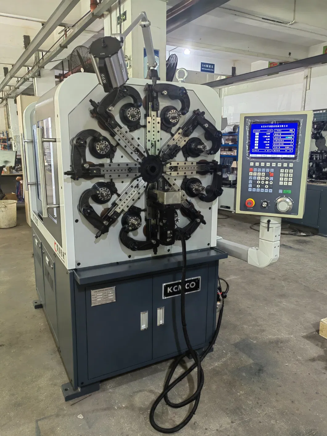 Wire Bending Machine with Garage Door Springs 5 Axis KCT-0520WZ for 2.0mm Spring Machine &amp; Bending Machine